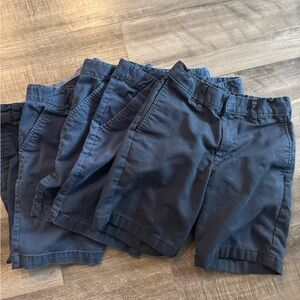 Bundle of boys blue uniform shorts